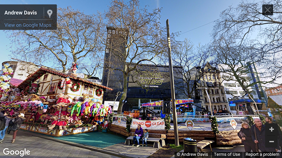 Leicester Square Garden, London, UK photosphere