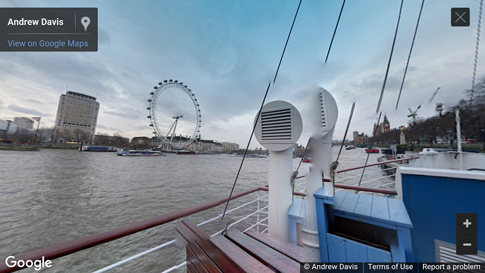 Tattershall Castle, Victoria Embankment, London, UK photosphere